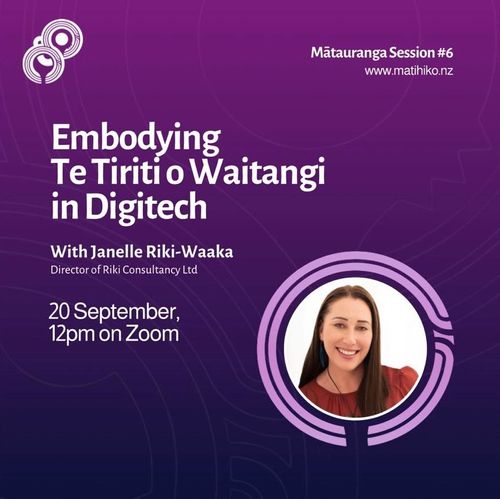 Embodying Te Tiriti o Waitangi in Te Ao Matihiko